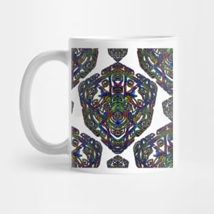 Trippy Colored Filigree Mug